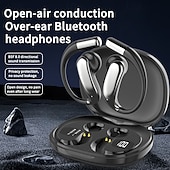 cheap Open-Fit Earphones-Intelligent AI Translation Earbuds Private-Mould OWS Semi-In-Ear Sports Earhook Bluetooth Earphones Extra-Long Battery Life Valentine's Day Gift