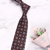 abordables Cravates &amp; noeuds papillons-Homme Cravates Mode Classique Moderne Contemporain Géométrique À Motifs Fête de mariage Tenue quotidienne