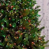 ieftine Parte-Lumini Roșii și Verzi Lumini Mini Conectabile Lumini pentru Copaci cu Fir Verde pentru Petreceri Interioare și Exterioare