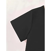 billiga Pojkens 3D Roliga Humor-Bomull Barn Pojkar Svart Grafisk Tecknat Lekfull grafisk t-shirt T-shirt Blus Rund hals Kortärmad Utomhus Vardag Mode Streetwear Designer Tryck Sommar