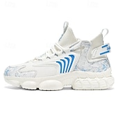 ieftine Pantofi de alergare pentru bărbați-Adidași sport albaștri și argintii pentru bărbați - pantofi de alergare de înaltă performanță cu design dinamic, ideali pentru stiluri de viață active și activități în aer liber