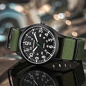 preiswerte Quarz-Uhren-LIGE Geschenk für Frauen Männer Quarz Uhr Lässige Wasserdichte Textilarmbanduhr