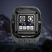 billige Utendørs Vegglamper-Arbeidslampe for alle scener med roterende lyshode med flere posisjoner, sterk magnetisk adsorpsjon, arbeidslampe for gårdsplass, utendørs campinglampe, vedlikeholdslampe.