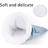 cheap Beds &amp; Hammocks-Cat Sleeping Bag Cat Sleeping Bag for Indoor Cats Cozy Winter Soft Plush Self Warm Kittens Indoor Sack 360Wrap Comfortable Pet Snuggle Sack for Cats