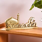 זול רמדאן ועיד-חפצים דקורטיביים, שרף מודרני עכשווי עמיד במים ל קישוט הבית מתנות 1 pc