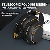 economico Cuffie on-ear e over-ear-h6 2025 nuovi auricolari wireless dotati di chip 5.3 riduzione intelligente del rumore perdita inferiore e connessione più stabile modalità gioco auricolari pieghevoli adatti per viaggi casa ufficio