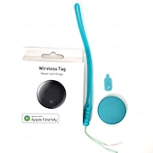 cheap Security Sensors &amp; Alarms-Smart Air Tracker For IOS Find My (IOS Only) Same Size With Original IOS Tag  Compatible With AirTag Case Keychain Silicone Holder Item Locator Key Finder For Pets Bags Luggage Bicycle Cars Anti-Los