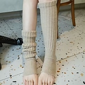 رخيصةأون تسخين تبريد-زوجان من أغطية الجوارب النسائية - حماية للساق دافئة في الشتاء بدرجات اللون البيج إلى البني بتصميم أنيق مناسب للأحذية الطويلة/الأحذية المريحة في الخريف والشتاء - إكسسوارات أحذية نسائية رائعة