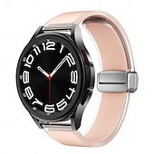 olcso Samsung óraszíjak-Óraszíj mert Samsung Galaxy Watch 7/6/5/4 40/44mm, Watch 6 Classic 43/47mm, Watch 4 Classic 42/46mm Szilikon Csere Szíj Állítható Sportszíj Modern csat Karszalag