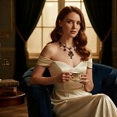 abordables Collier pour femme-Parure traditionnelle indienne de collier et boucles d&#039;oreilles ornée de pierres précieuses colorées et de perles - bijoux de mariée et de fête