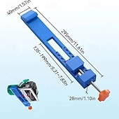 cheap Measuring &amp; Gauging Tools-Cutting Machine Base Guide Aluminium Alloy Portable Woodworking Construction Building Tool