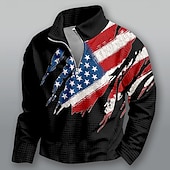 economico Felpe Patriottiche 250-4 luglio 2026 250° Giorno della Memoria Felpa con Cappuccio Designer Bandiera USA da Uomo Casual Outdoor Quotidiano