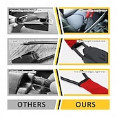 Недорогие Безопасность и защита автомобилей-Универсальный блокиратор рулевого колеса — компактное многофункциональное автомобильное охранное устройство, подходящее для большинства автомобилей, внедорожников и гольф-каров.