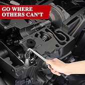 Недорогие Фонари-Магнитный инструмент со светодиодом, наполнители для чулок, рождественские подарки для мужчин, подарки в виде белого слона для взрослых, папы, мужа, него, телескопический магнит, крутые гаджеты для