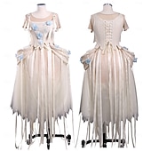 abordables Disfraces de mujer-Horror gótico Chica lobo Vestidos Disfraz Vestido llamativo Cosplay for Mujer Chica Niños Adulto Víspera de Todos los Santos Carnaval Rendimiento Fiesta
