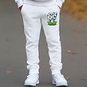  Универсальные Мальчики 3D Графика 67 Брюки Штаны Весна Осень Уличный стиль Классический Дети 4-12 лет на открытом воздухе спорт Повседневные Стандартный