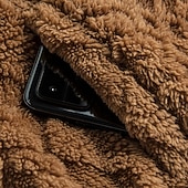 Недорогие Мужские куртки и пальто-Муж. Зимняя куртка Пальто тедди Повседневная куртка Отпуск Повседневные Сохраняет тепло Карман Флис Осень Зима Полотняное плетение Мода Уличный стиль Воротник-стойка Обычная Черный Цвет хаки Жакеты