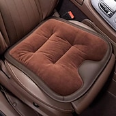cheap Vehicle Service-Car Seat Cushion - All-Season Plush Soft Warm Brown Portable &amp; Removable Cover Thickened Winter Weight-Saving Design Non-Slip Backrest for Driver/Passenger Fits Most SUVs Trucks (Easy-Clean)