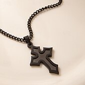 abordables Colliers et pendentifs-1 pièce Collier pendentif Collier For Femmes Rue Cadeau Quotidien Alliage Classique Croix