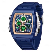 ieftine Ceasuri Quartz-Ceas de mână electronic cu quartz pentru bărbați SANDA 3391 cu modă calendar luminos șocuri sport și rezistent la apă