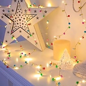 halpa LED-hehkulamput-LED keiju string-valot 2M 20LED paristokäyttöiset seppelevalat häät ystävänpäivä sisätiloissa puu lomakoristelu