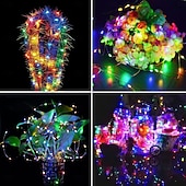 halpa Sähkökäyttöinen-Fantasiavalot sisätiloihin portaita makuuhuoneessa häissä puuloma-juhlatunnelman koristevalonjohdolla matalajännitteisellä pistokkeella 10/20/30/50/150/200M