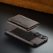 baratos Capa Samsung-telefone Capinha Para Samsung Galaxy S25 Ultra Plus S25 Edge S24 Ultra Plus S23 Ultra Capa para Cartão Wallet Com Suporte Antichoque Retro Couro PU