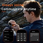 ieftine Selecții de valoare-Ceas inteligent A1 1 inch smartwatch pentru fitness ceas de alergare Bluetooth compatibil cu Android iOS bărbați rezistent la apă apeluri hands-free tracker de pași IP 67 carcasa de 40mm Cadou de