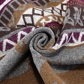 Недорогие Мужские шарфы и перчатки-Муж. Прямоугольный платок на открытом воздухе На каждый день Повседневные Темно-красный Красный ШАРФ