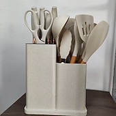 tanie Zestaw kuchenny-Zestaw 19 przyborów kuchennych dla szefa kuchni, silikonowe gadżety kuchenne, zestaw przyborów kuchennych