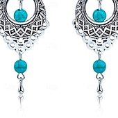 abordables Boucles d'oreilles-1 Paire Boucles d'oreilles pendantes For Femmes Rue Plage Festival Alliage Le style rétro