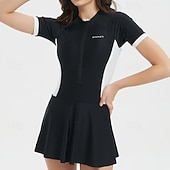 levne Rash guardy One Piece-Dámské Ochrana proti vyrážce Plavky Blokování barev UPF50+ Prodyšné Plavky Surfování Kanoe Šnorchlování Jaro