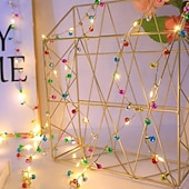 halpa LED-hehkulamput-LED keiju string-valot 2M 20LED paristokäyttöiset seppelevalat häät ystävänpäivä sisätiloissa puu lomakoristelu