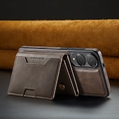 baratos Capa Samsung-telefone Capinha Para Samsung Galaxy S25 Ultra Plus S25 Edge S24 Ultra Plus S23 Ultra Capa para Cartão Wallet Com Suporte Antichoque Retro Couro PU