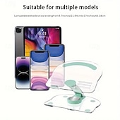 Недорогие Держатели для телефона-Складная прозрачная подставка для телефона с возможностью вращения на 360 градусов, имеющая симпатичный и минималистичный дизайн, идеально дополняет повседневное использование.