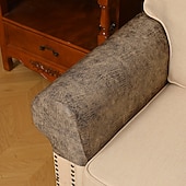 Недорогие Чехол для дивана-Эластичный водонепроницаемый матовый чехол из искусственной кожи на подлокотник дивана, нескользящий защитный чехол для подлокотника дивана, прочный защитный чехол для мебели для использования в