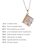 Недорогие Снижено до $30-Ожерелье в виде книги «Лучшая мама на свете», персонализированный кулон в виде книги, ожерелье с выгравированным скрытым посланием для женщин, мужчин, лучших друзей, любовников, подарок на годовщину