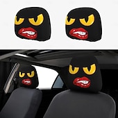 olcso Járműszolgáltatás-2 db vicces ajakmintás fejtámlahuzat, nyakpárna és deréktámasztó párna, puha és bolyhos, egész évszakos használatra, alkalmas hosszú távú vezetéshez, napi ingázáshoz, üzleti utakhoz, autóban való