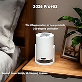 رخيصةأون بروجيكتورات-بروجكتور HY300 Pro S2 4K سينما منزلية بروجكتور خارجي هدية عيد الحب