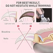 cheap Dog Grooming Supplies-Professional Pet Nail Clipper Scissors with LED Light Cat Dog Nail Clipper