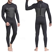 abordables Trajes de neopreno y trajes de buceo-Hombre 3 mm Traje de neopreno para buceo Camiseta de protección solar de cuerpo completo Traje de surf de una pieza Color sólido Protección UV Control de barriga Manga Larga Trajes de buceo Surf