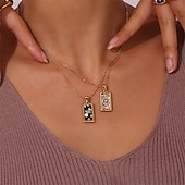 Χαμηλού Κόστους Κολιέ &amp; μενταγιόν-1 τεμ Κρεμαστά Κολιέ Κρεμαστό For Γυναικεία Δρόμος Δώρο Καθημερινά Κράμα Κλασσικό