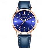 halpa Kvartsikellot-LIGE Miesten Kvarttikello Liiketoiminta Vedenkestävä PU Nahkakello