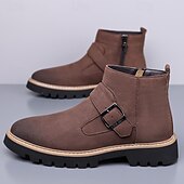 abordables Bottes de Chelsea-Bottes Chelsea turquoise pour hommes – élégantes et résistantes, idéales pour les sorties hivernales décontractées et les activités de plein air