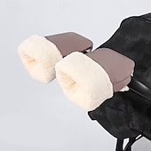 Недорогие отопление охлаждение-перчатки-муфты для колясок - зимние ветрозащитные и с флисовой подкладкой, с толстыми ручками