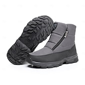 cheap Winter &amp; Snow Boots-Men's Waterproof Insulated Snow Boots - Non-Slip Warm Outdoor Hiking Boots for Winter Sports and Cold Weather