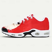 billiga Mäns julsandaler-3D-tryckta jultomtensneakers för män – lekfulla och mysiga, roliga julskor för julfester och vinterfestligheter