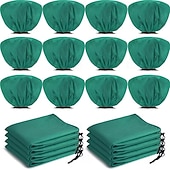 cheap Heating &amp; Cooling-12pcs Winter Plant Covers Frost Protection Bags for Shrubs Trees and Roses 39.4x23.6 Inches with Drawstring Suitable for Autumn and Winter Outdoor Gardening Shrub Covers Tree Protection