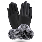  Жен. 1 пара С пальцами / Зимние Активный / Уличный стиль Перчатки - Полотняное плетение