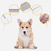 cheap Hair Care-Tear Stain Removal Pet Flea Removal Comb Multifunctional Grooming Comb Durable Dog Cat Comb Pet